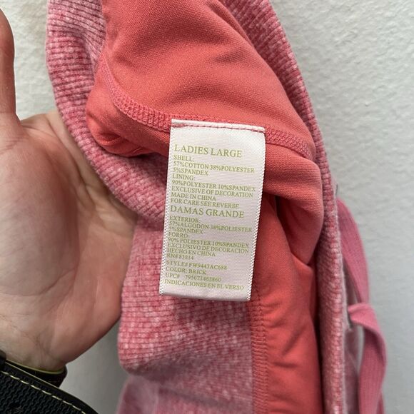 Green Tea | Pink Active Outdoor Casual Skort Skirt Size Large Zipper Pockets - Picture 6 of 6